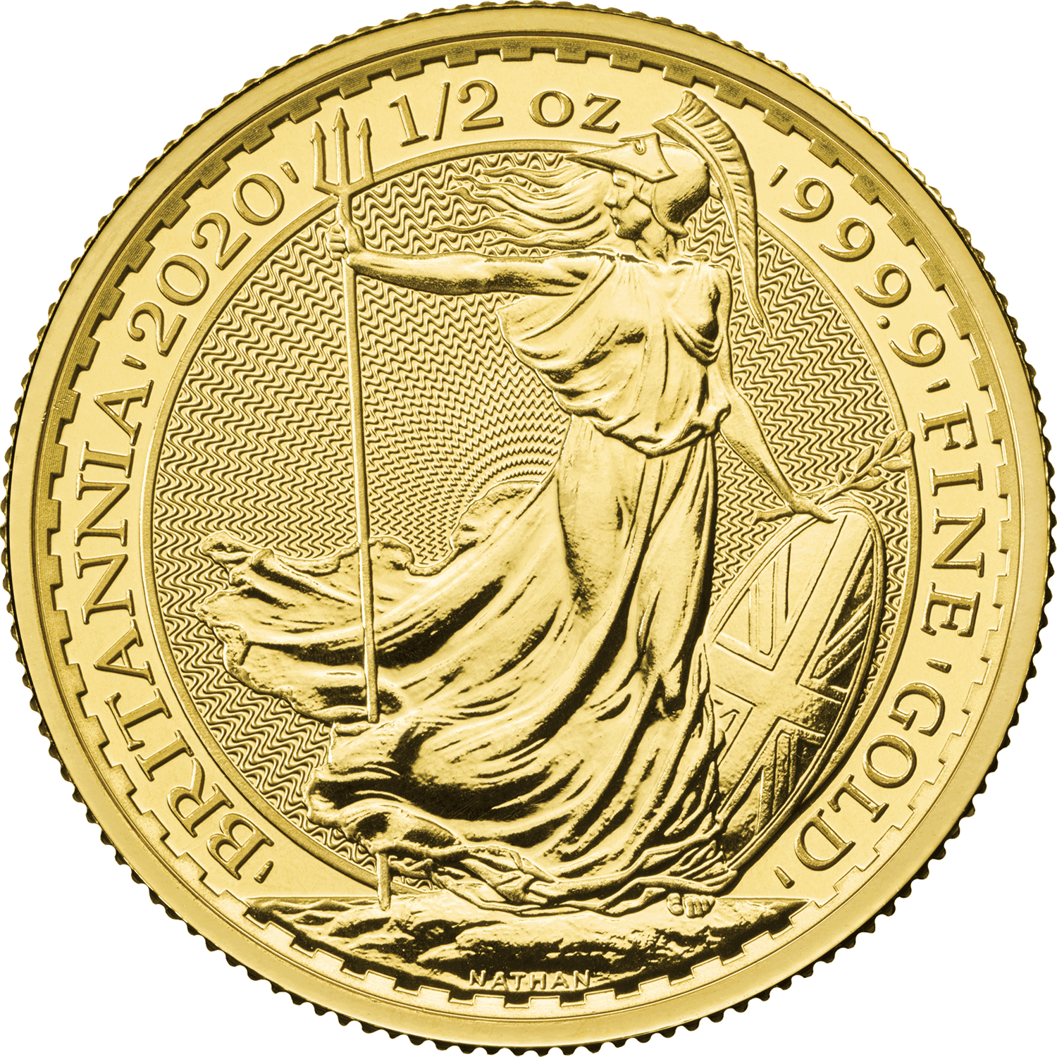 Britannia 2020 Half Ounce Gold Bullion Coin