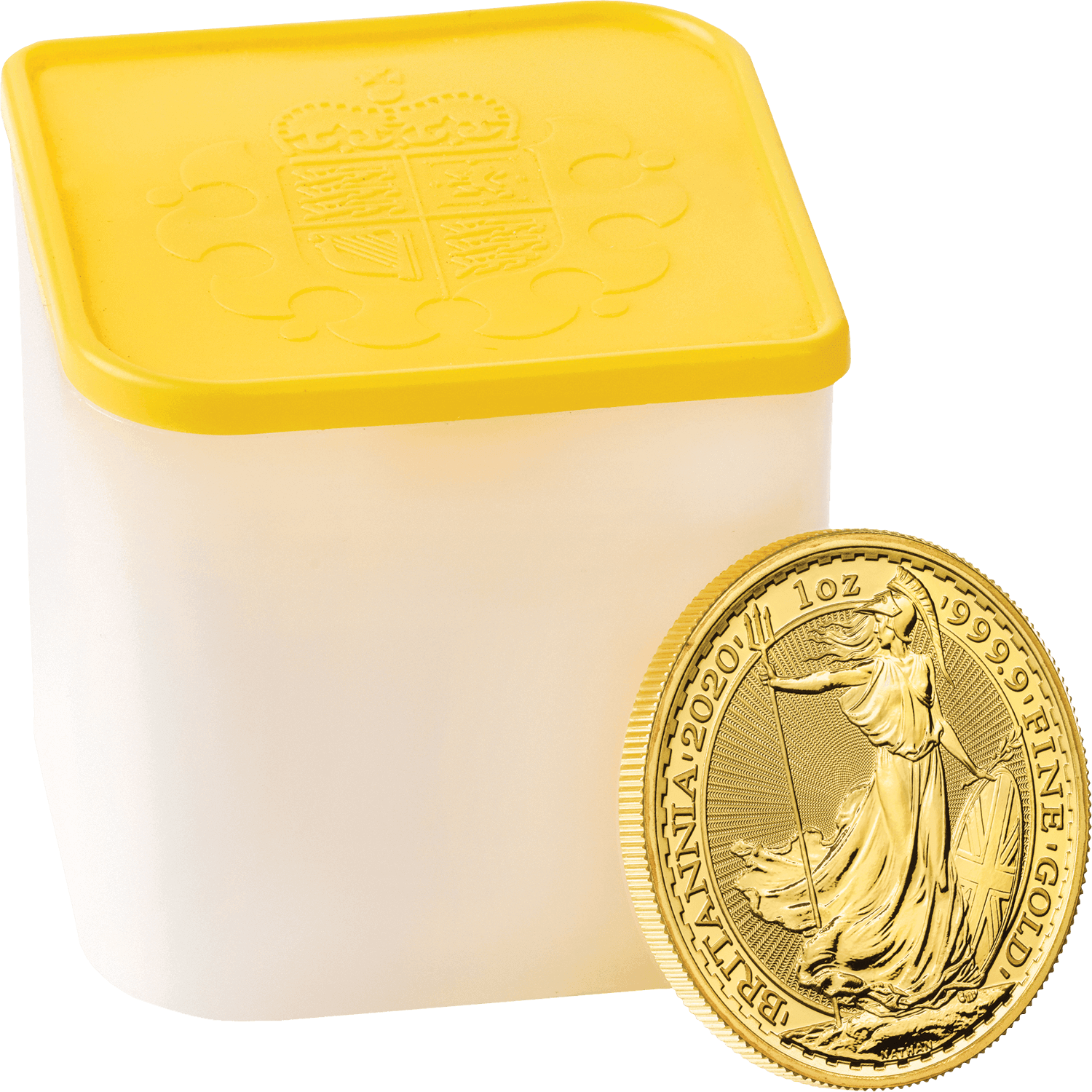 Britannia 2020 One Ounce Gold Bullion Ten Coin Tube