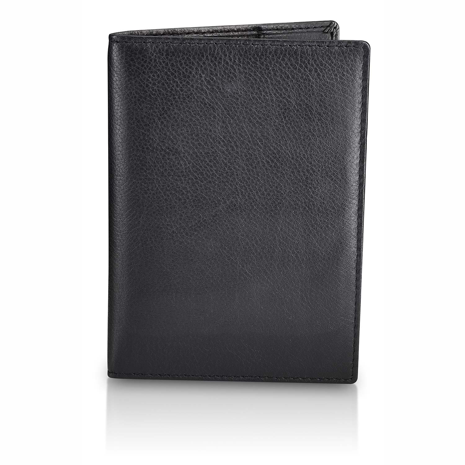 Britannia Black Leather Passport Holder