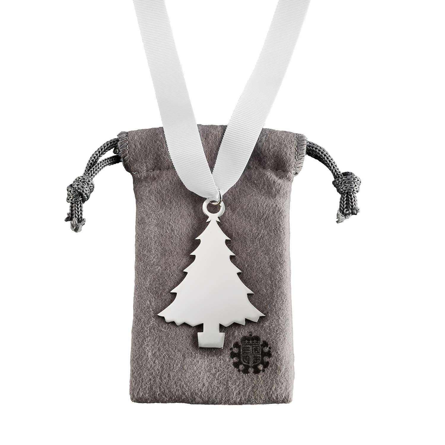 Sterling Silver Christmas Tree Decoration