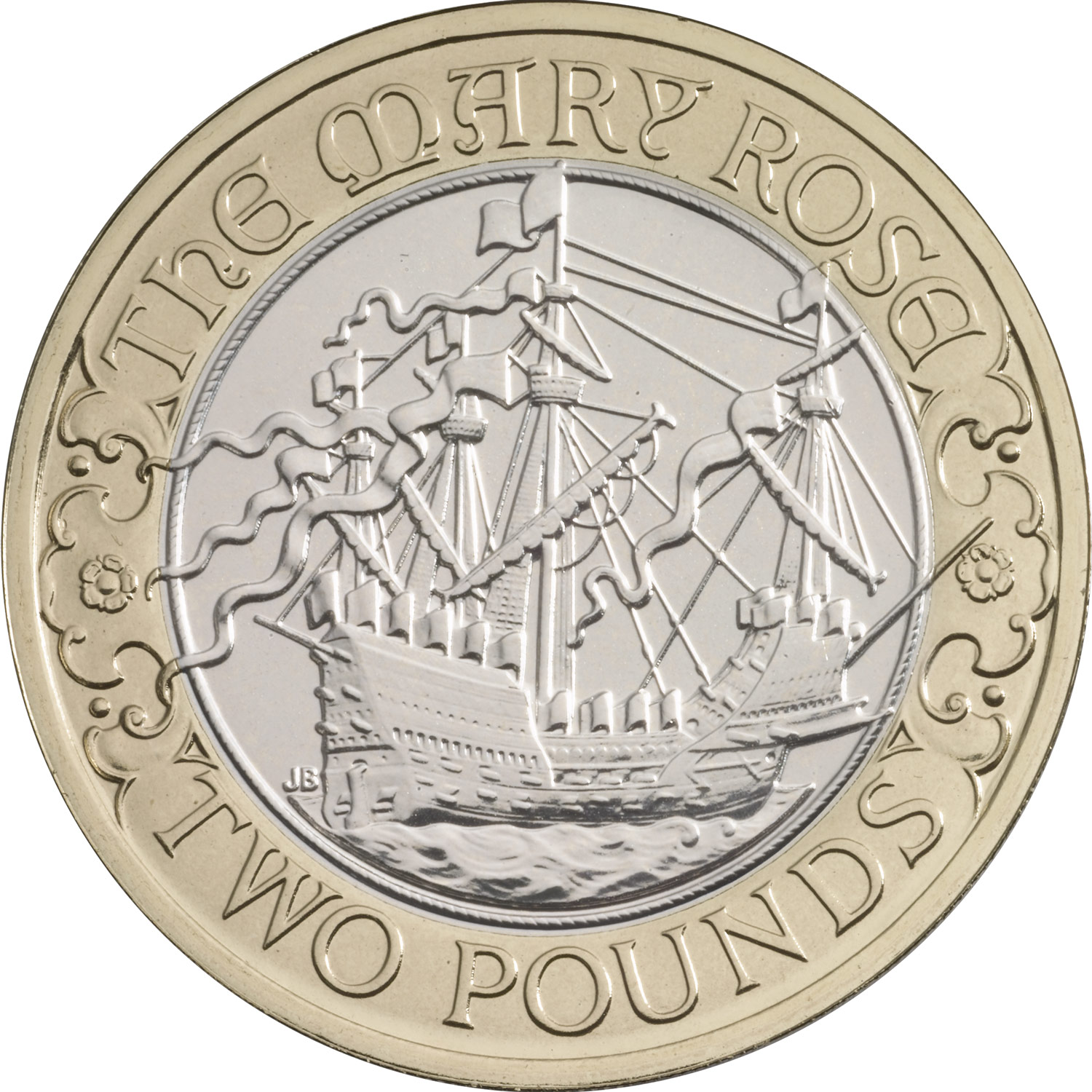 2011 Elizabeth II 'The 500th Anniversary of the Maiden Voyage of the Mary Rose' £2 Coin
