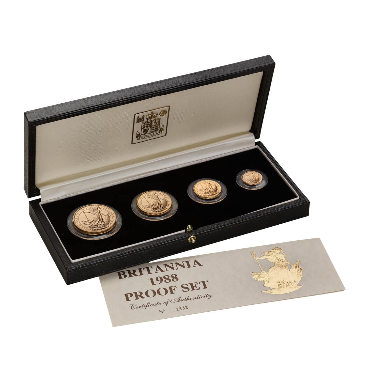1988 Britannia Four-Coin Proof Set