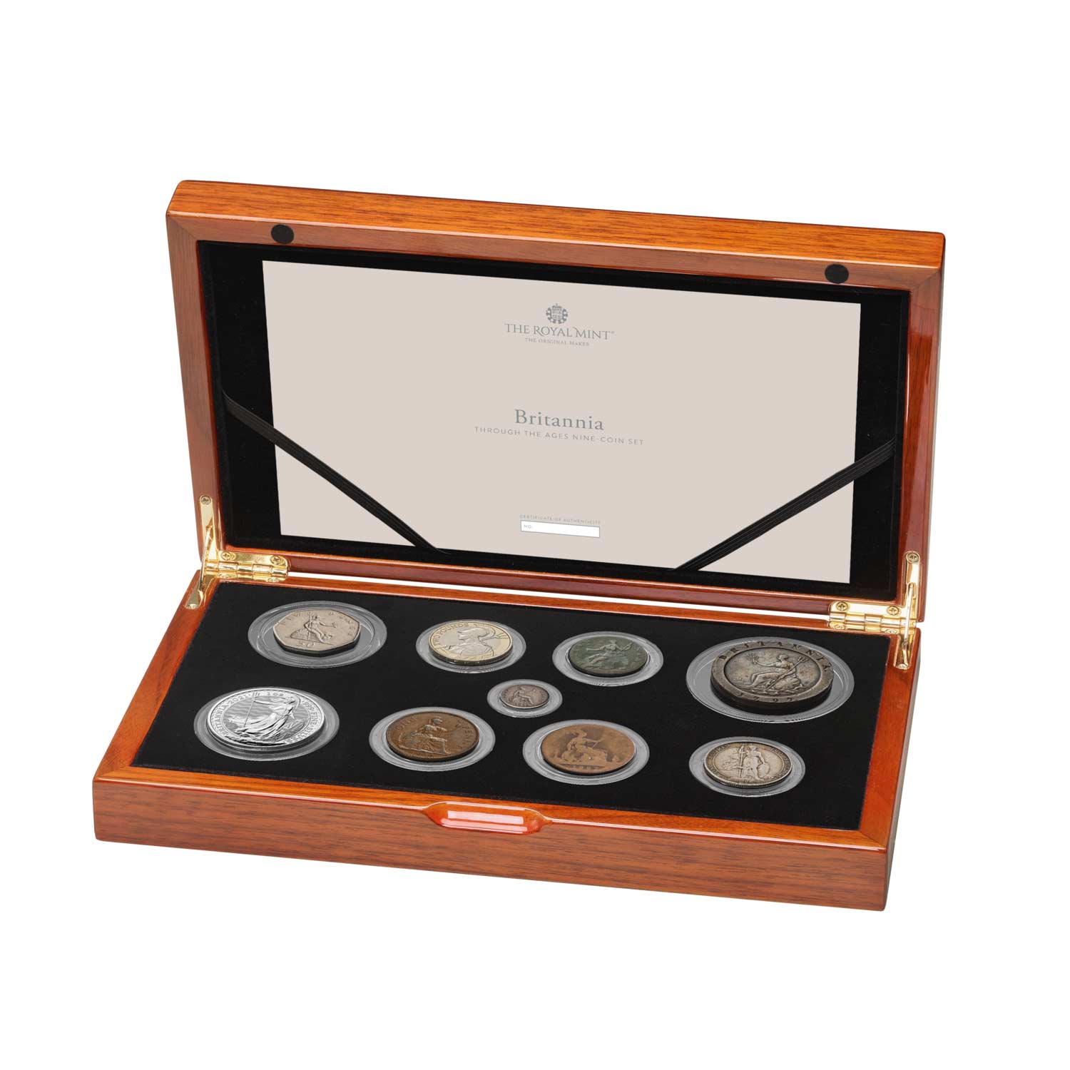 Britannia Through the Ages Nine-Coin Set