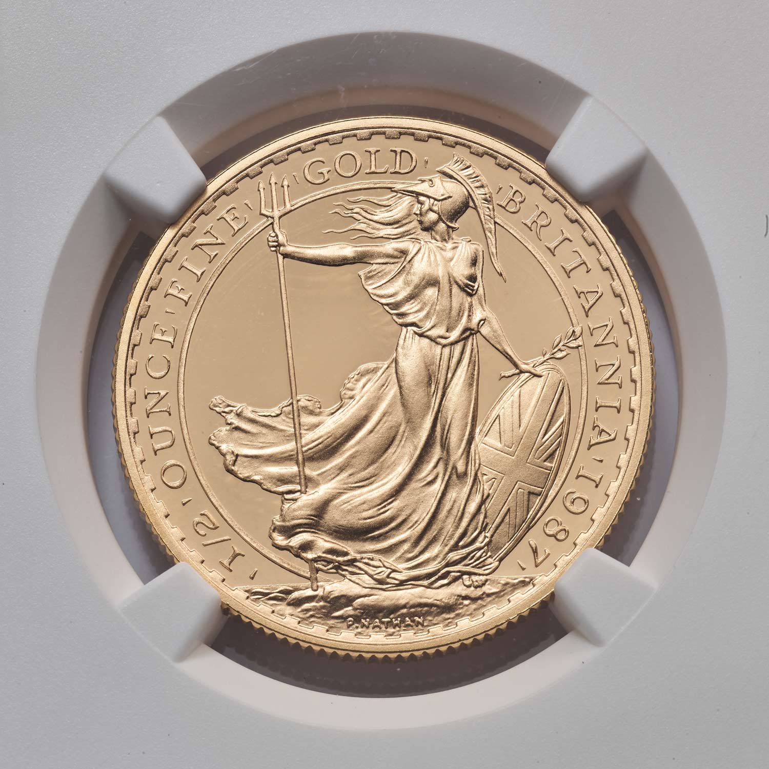 1987 Elizabeth II Britannia Gold Proof Fifty Pounds