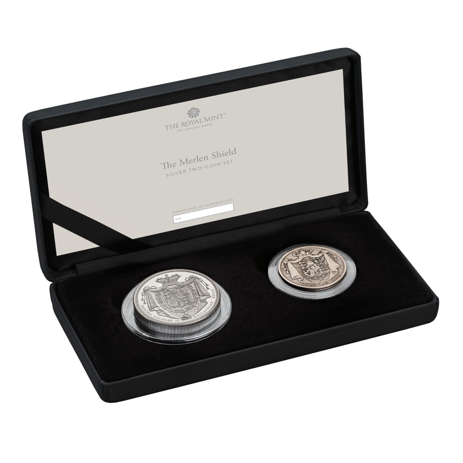 The Merlen Shield Silver Two-Coin Set
