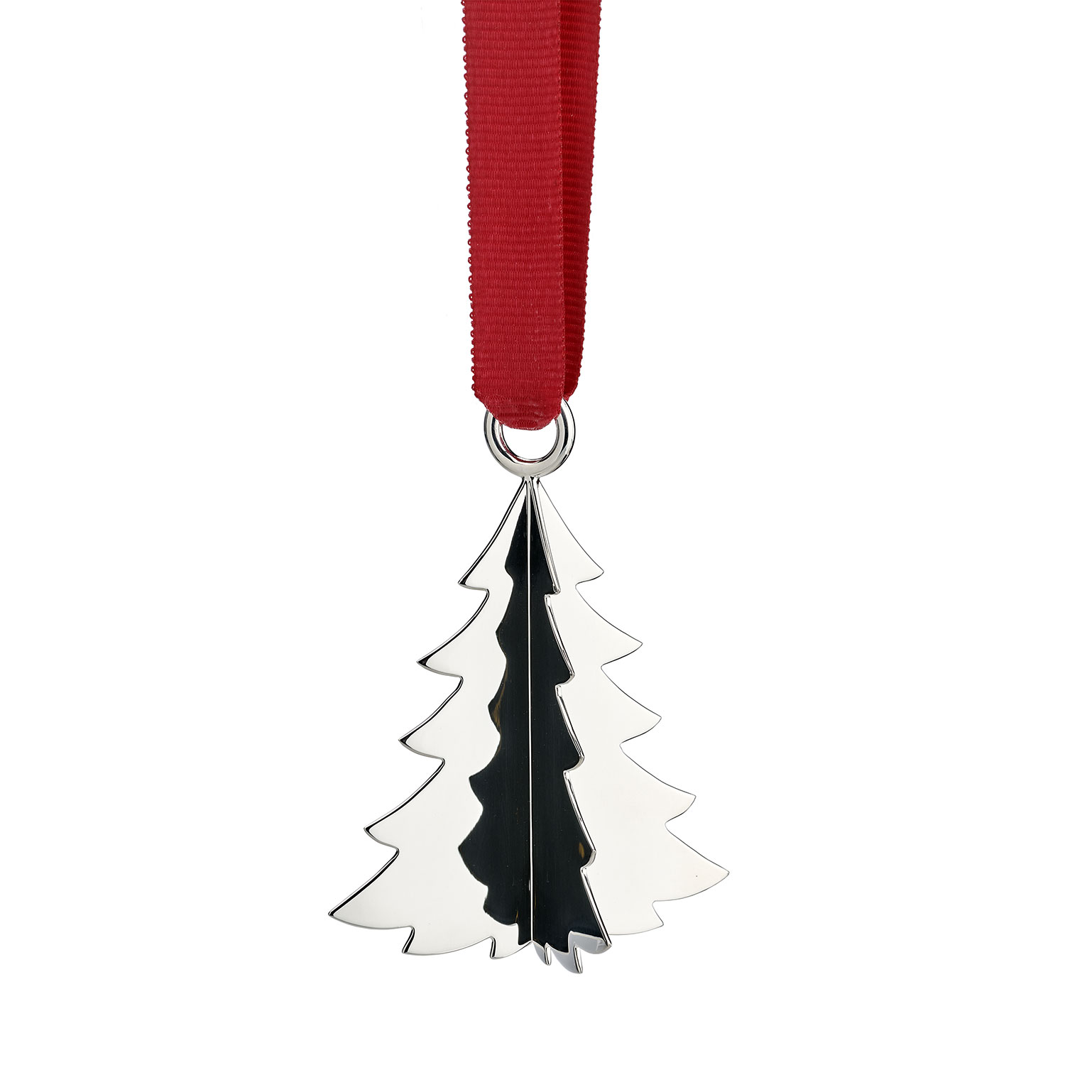 Christmas Tree Decoration in Silver 