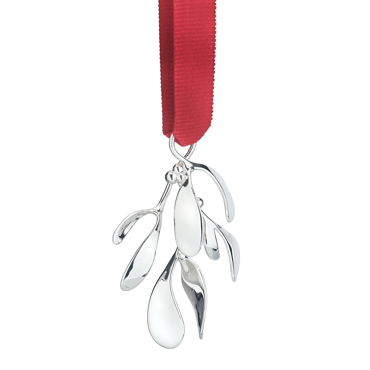 Mistletoe Christmas Decoration in Silver 