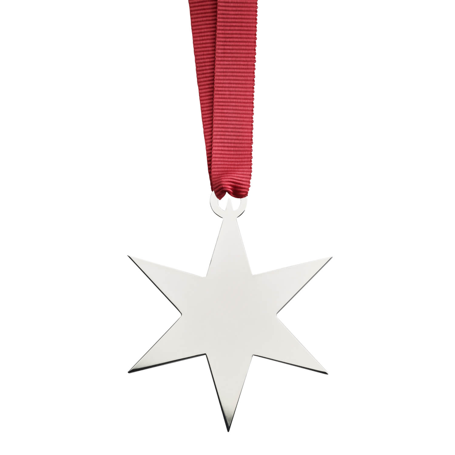 Star Christmas Decoration in Silver