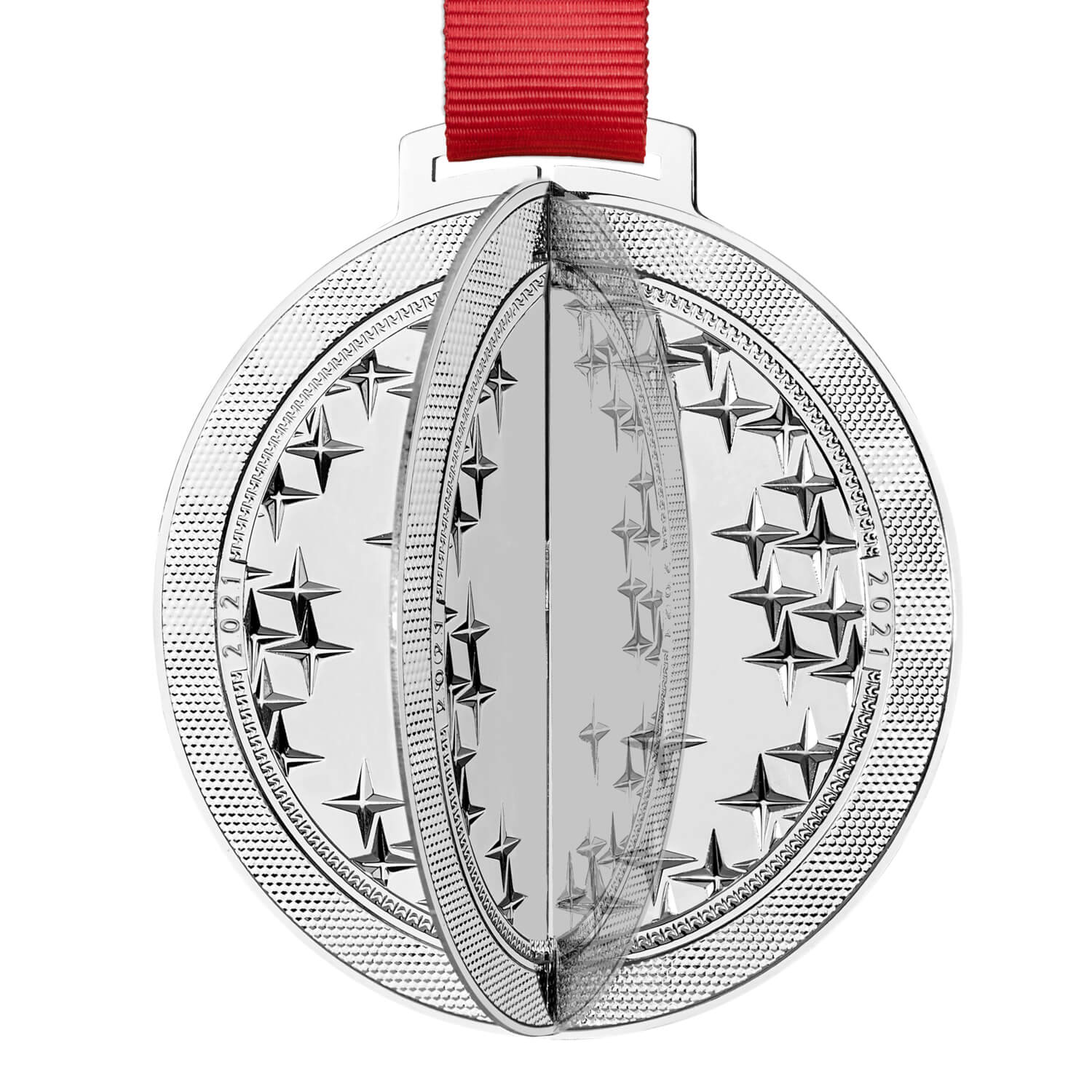 Star Cluster 2021 Silver Tree Decoration