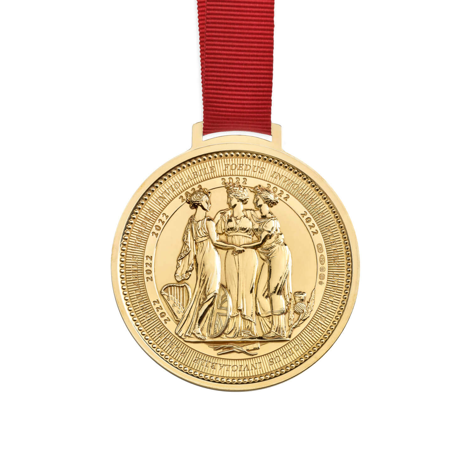 Three Graces 2022 Gold-Plated Silver Tree Decoration