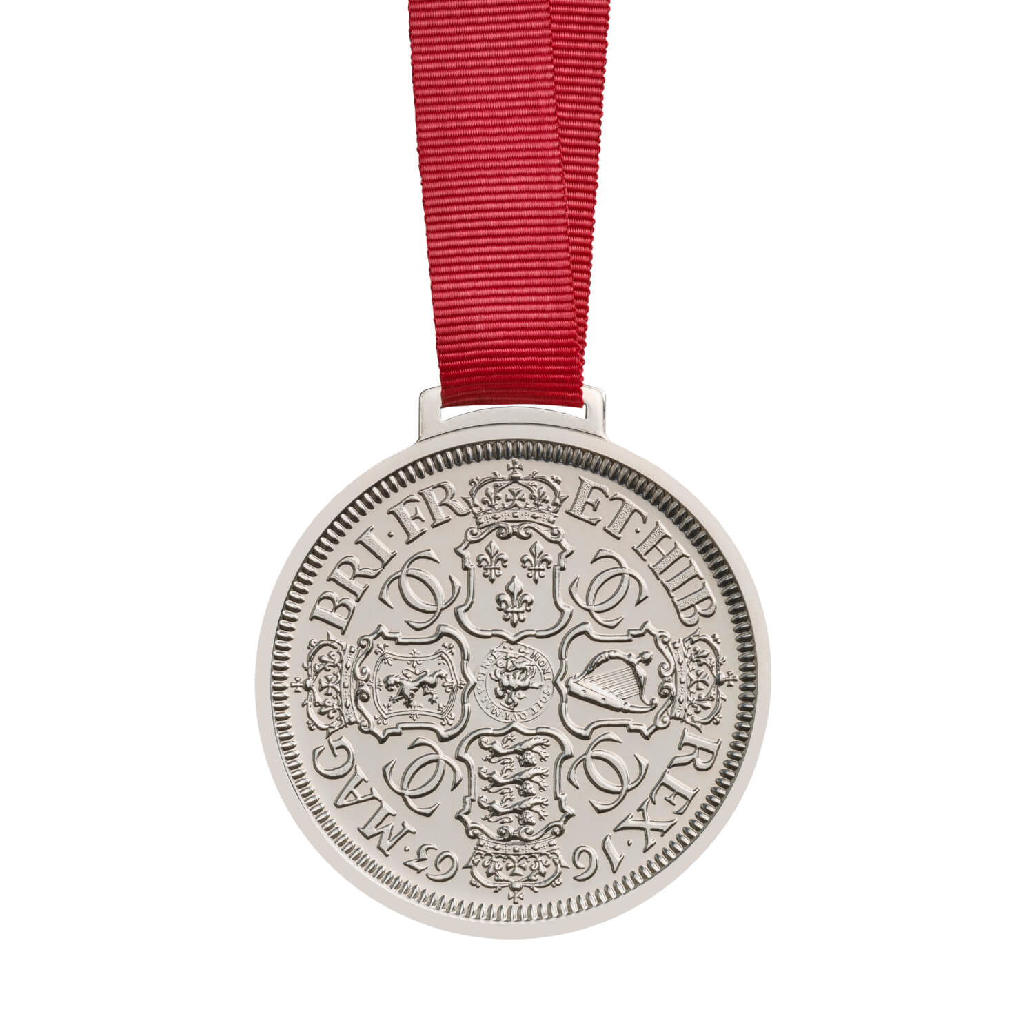 Petition Crown Christmas Decoration in Silver