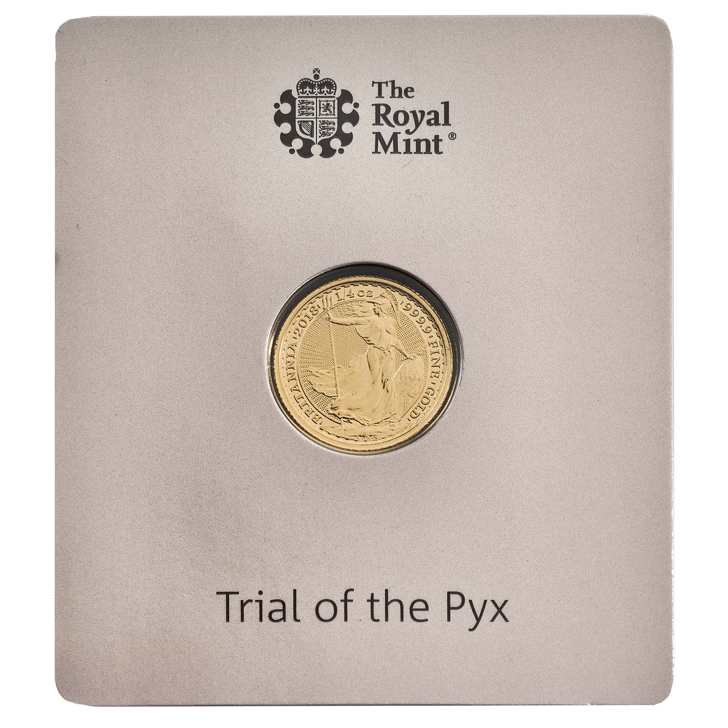 The Britannia 2018 UK Quarter-Ounce Gold Bullion Coin - Trial of the Pyx