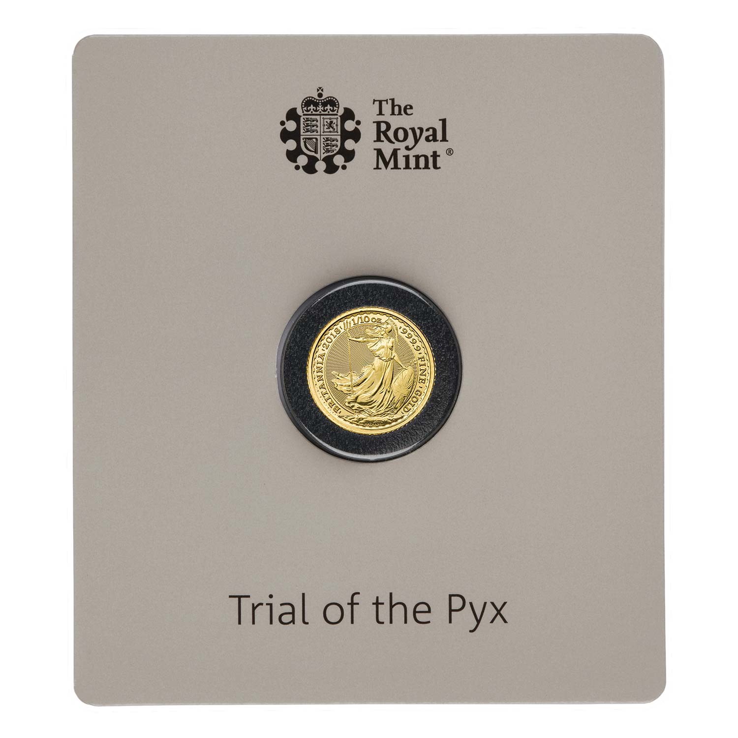 The Britannia 2018 UK Tenth-Ounce Gold Bullion Coin - Trial of the Pyx