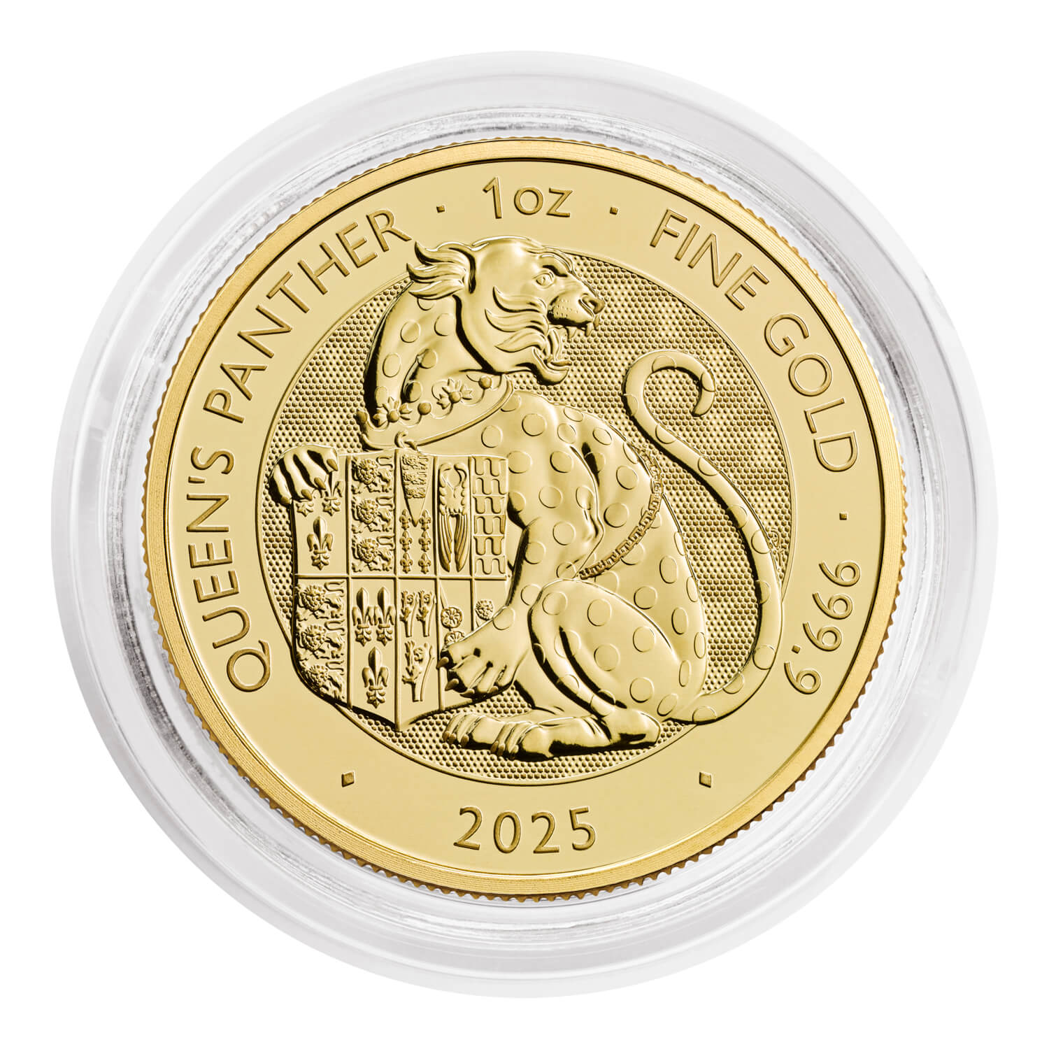 The Royal Tudor Beasts 2025 Queen's Panther 1oz Gold Bullion Coin