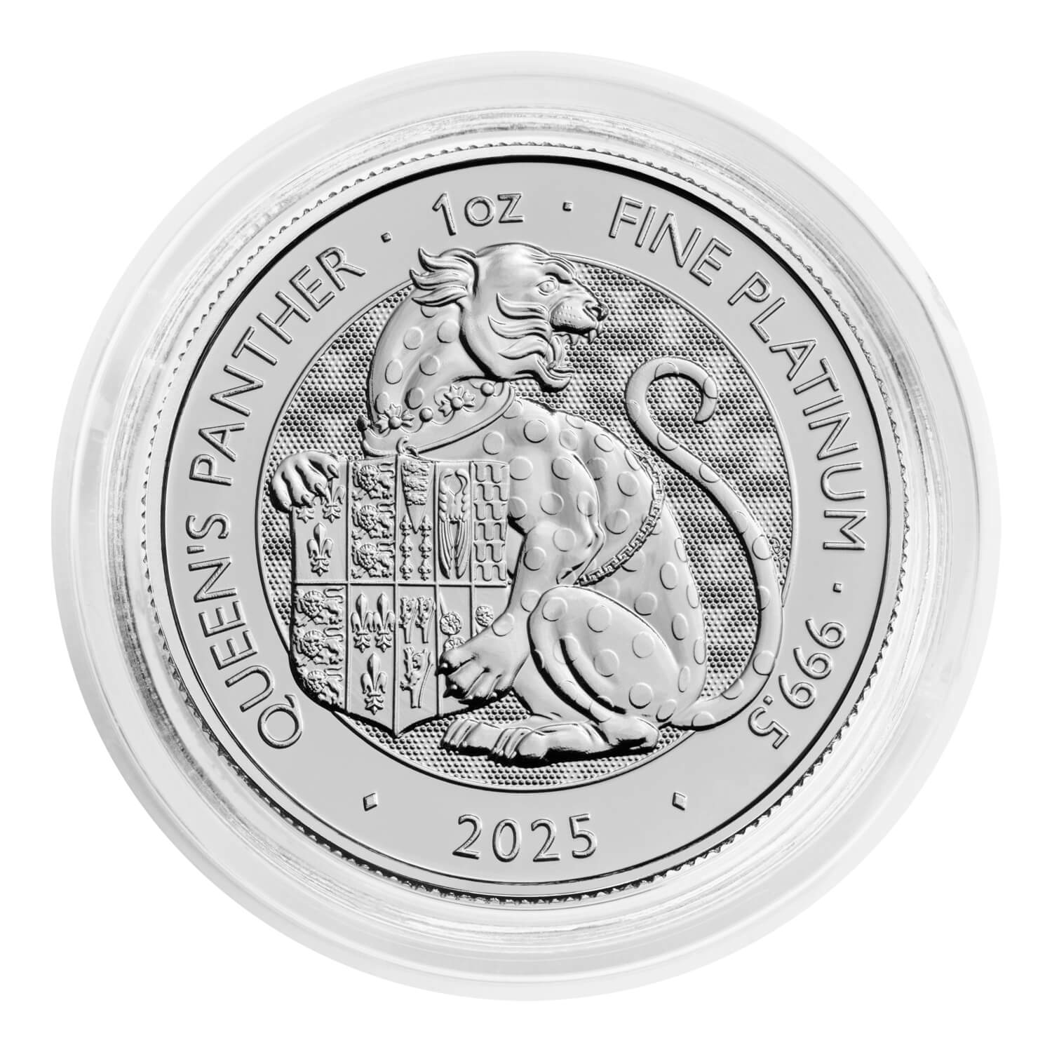 The Royal Tudor Beasts 2025 Queen's Panther 1oz Platinum Bullion Coin