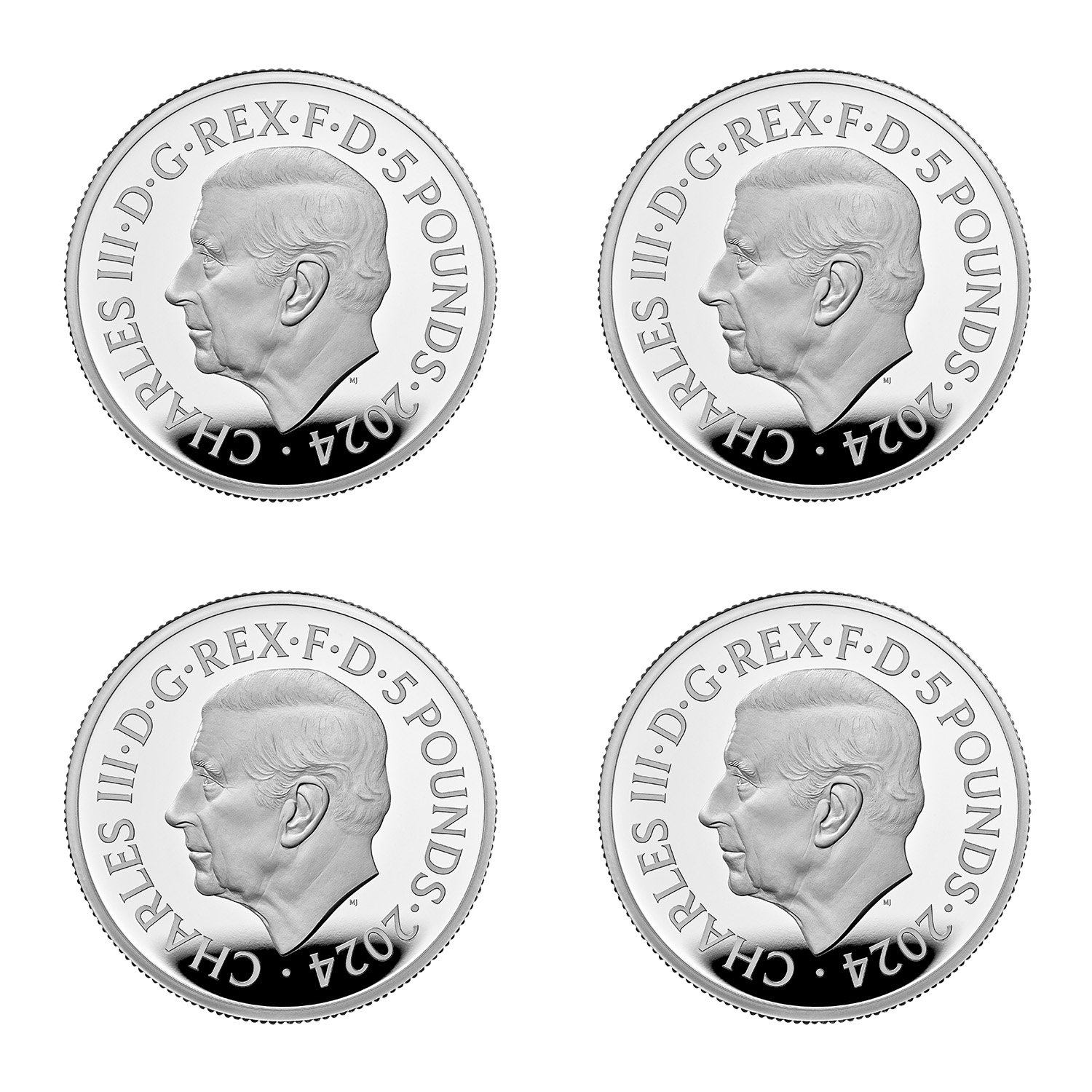 Star Wars 2024 UK 2oz Silver Proof Four-Coin Collection