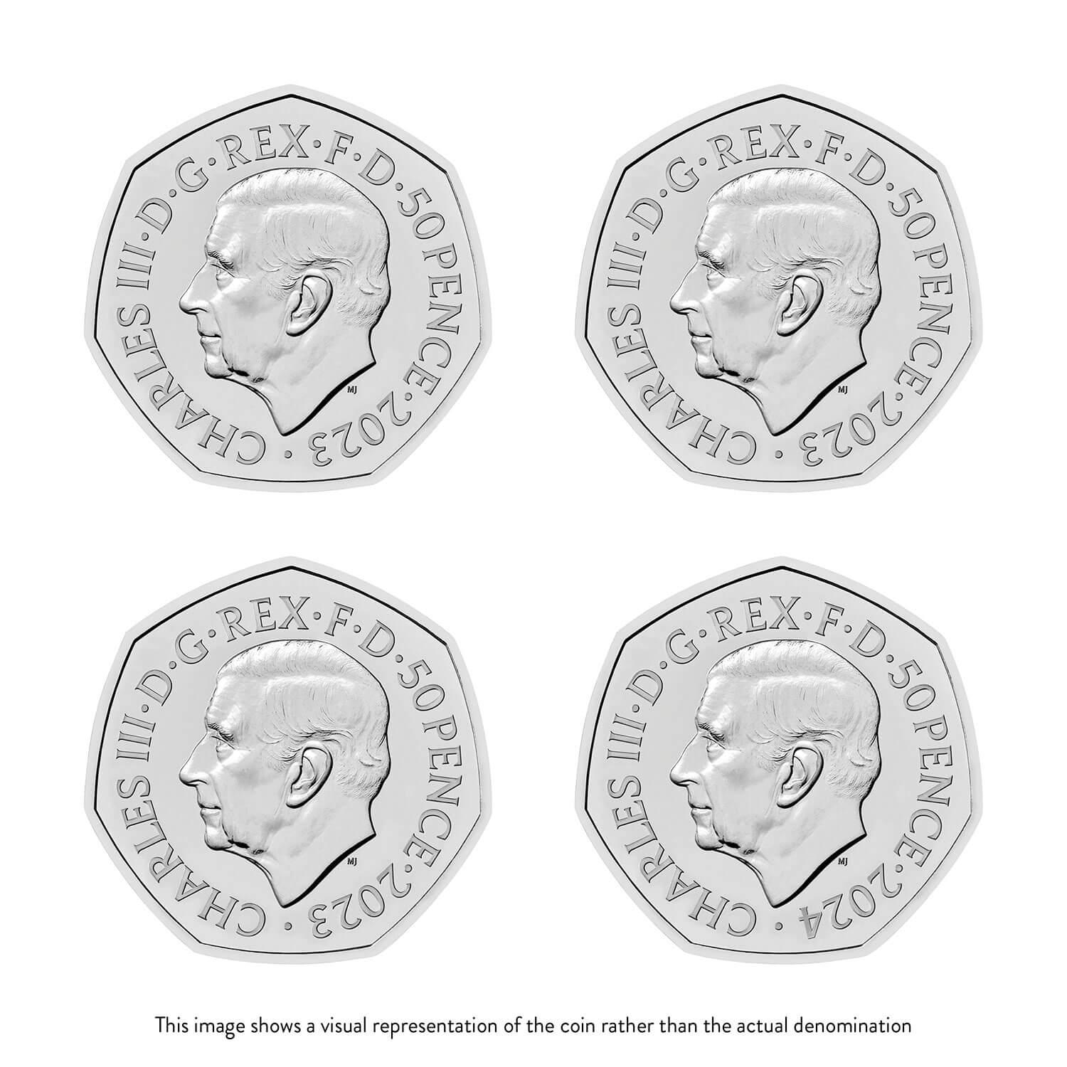 Star Wars 2023 UK 50p Brilliant Uncirculated Four-Coin Collection
