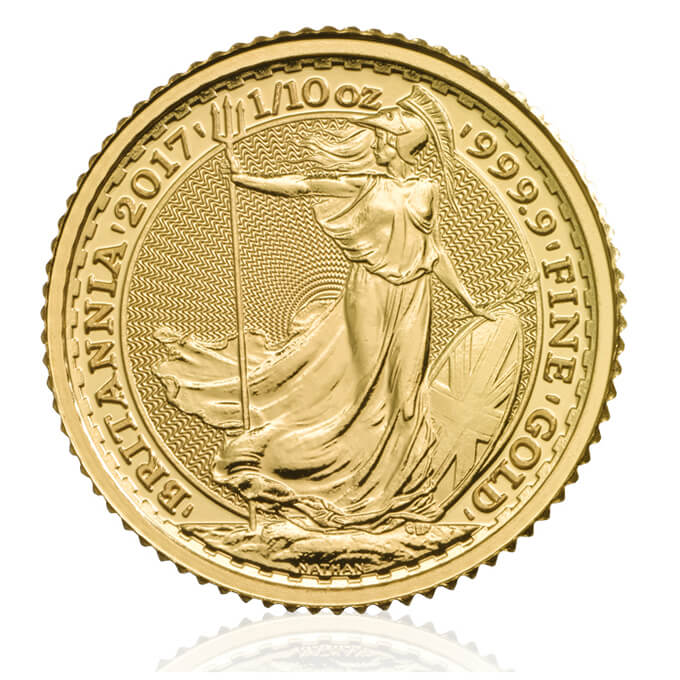 Britannia 2017 Tenth Ounce Gold Bullion Coin