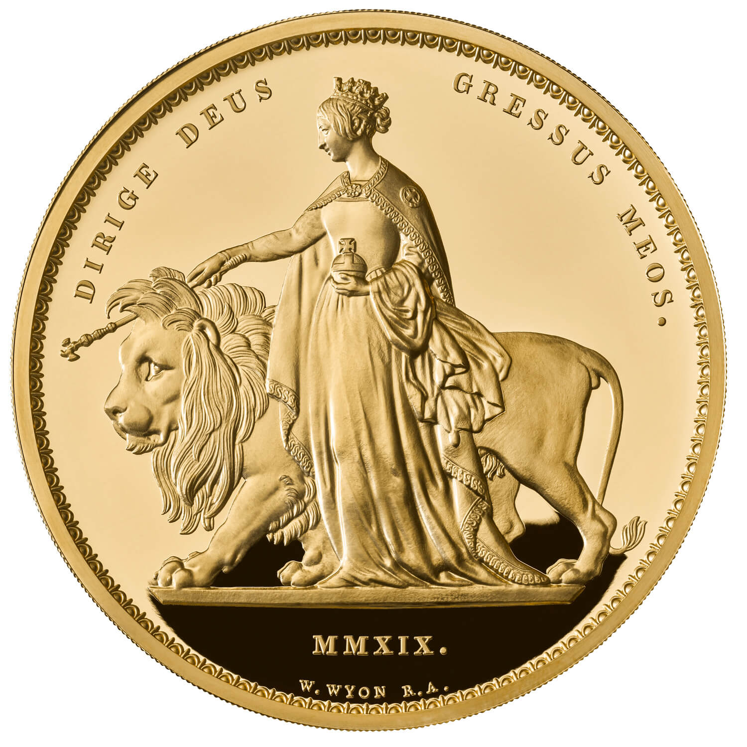 Una and the Lion 2019 UK Kilo Gold Proof Coin