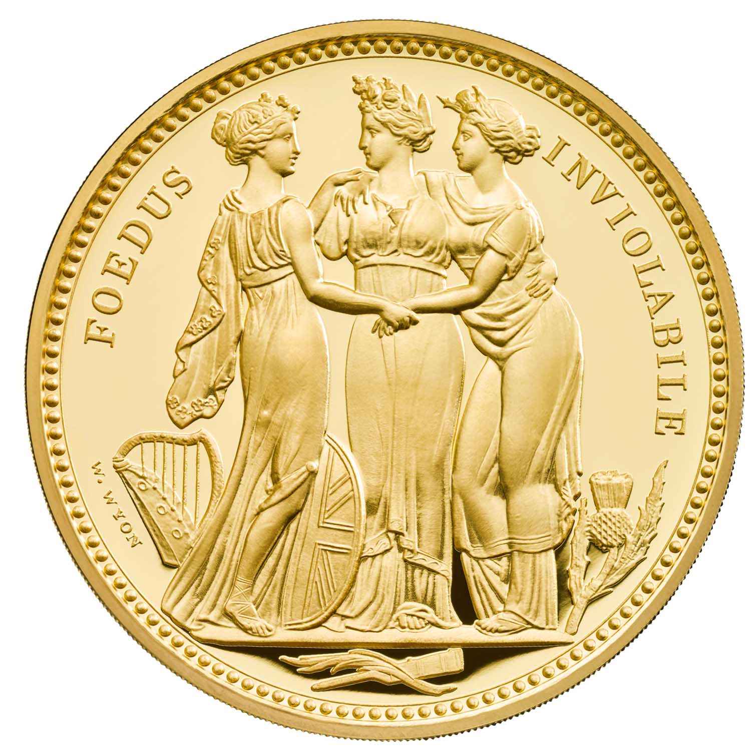 The Three Graces 2020 UK Two-Kilo Gold Proof Coin