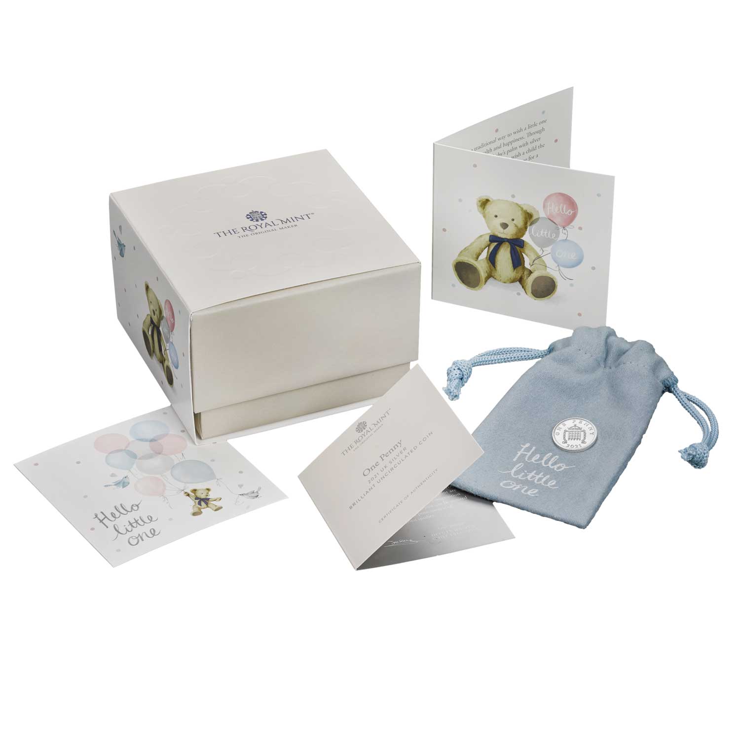 2021 Baby Silver Penny in Gift Box 
