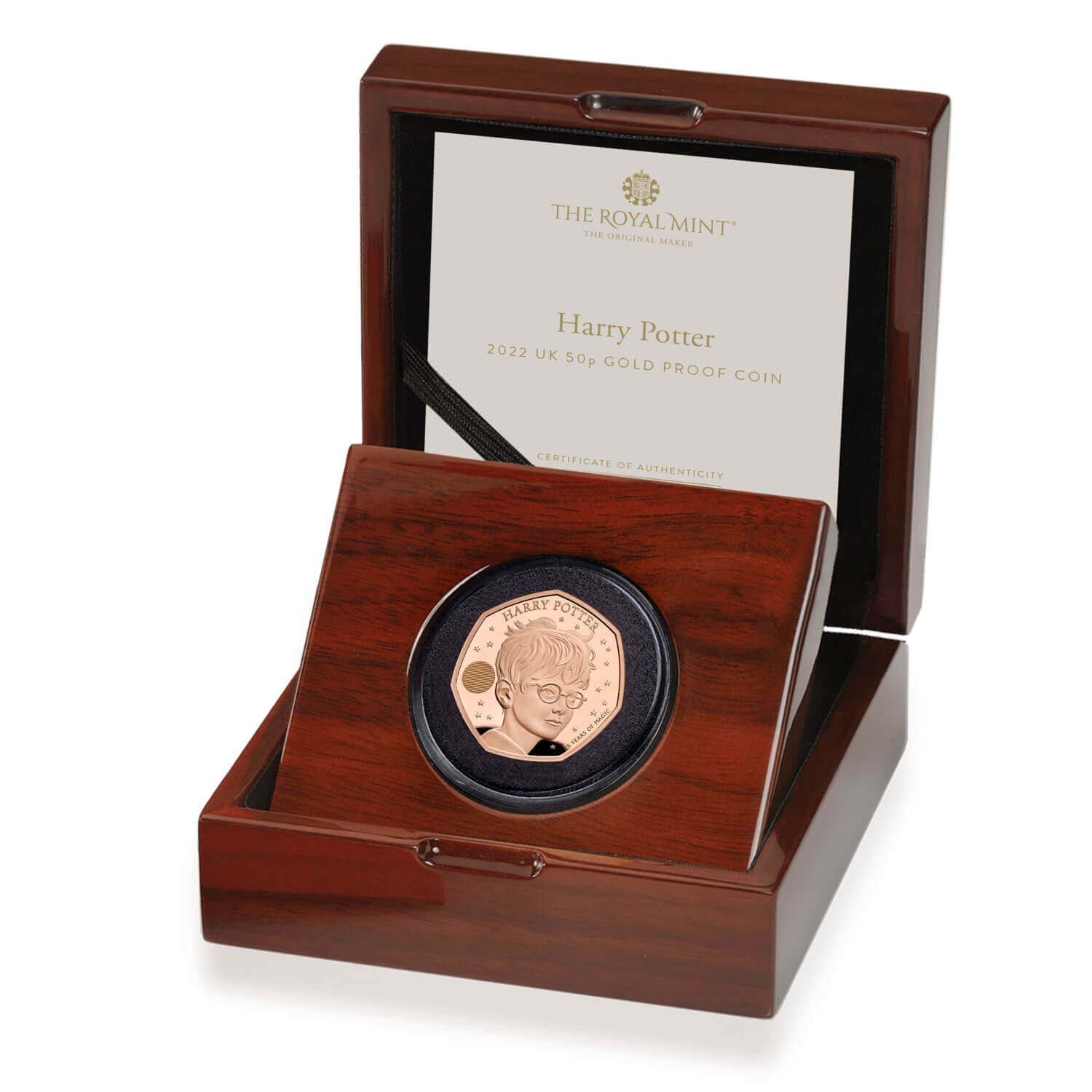 Harry Potter 2022 UK 50p Gold Proof Coin
