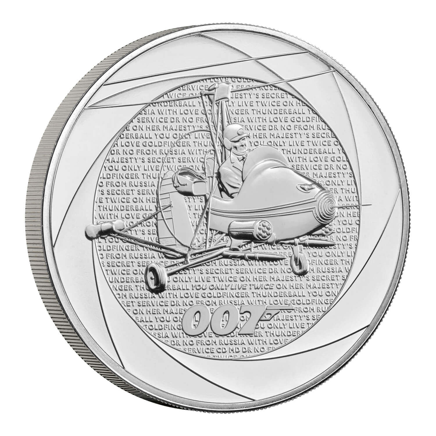 Bond Films of the 1960s 2023 UK £5 Brilliant Uncirculated Coin 