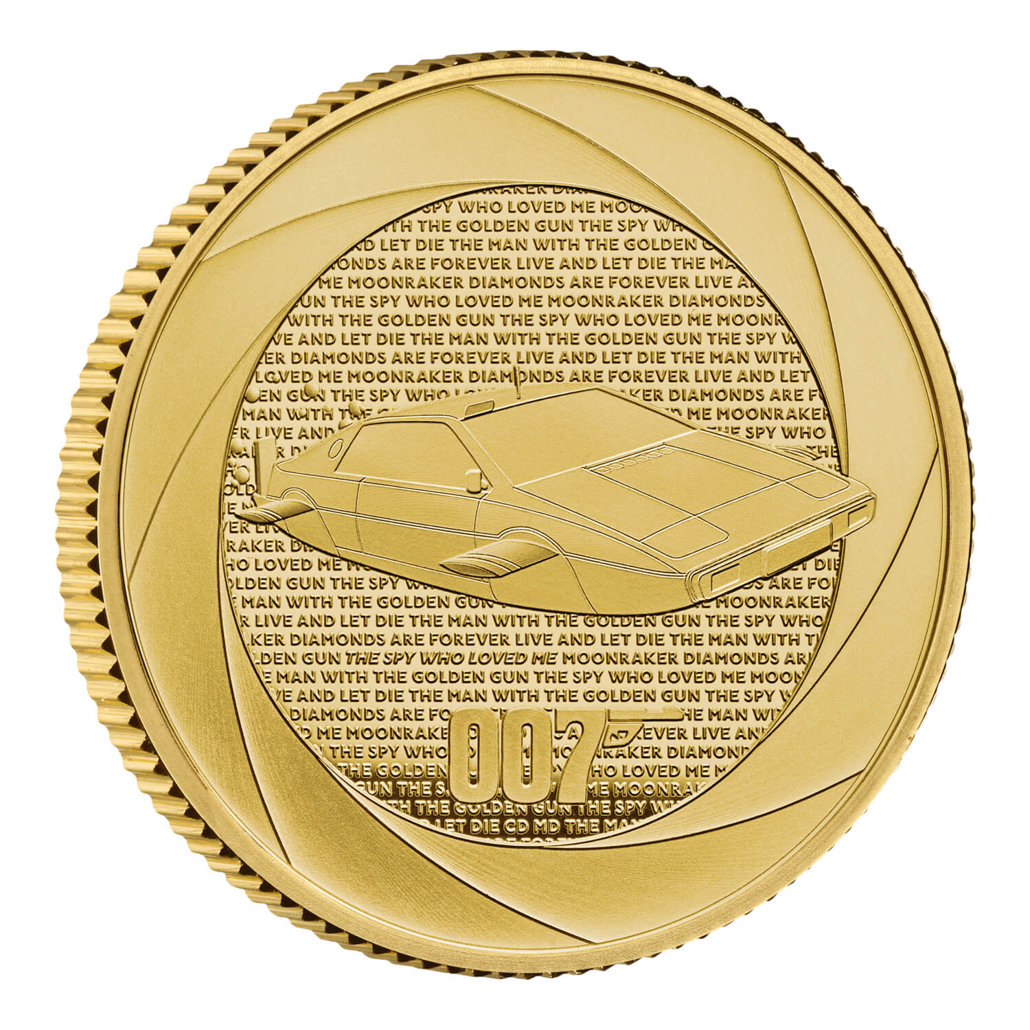 Bond Films of the 1970s 2023 UK 1/4oz Gold Proof Coin 