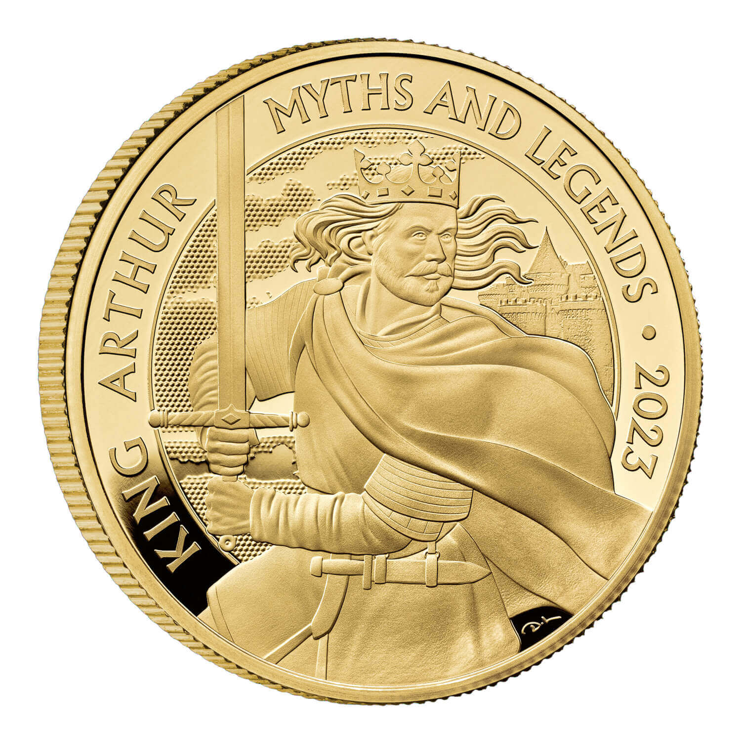 Myths and Legends King Arthur 2023 UK 1oz Gold Proof Coin