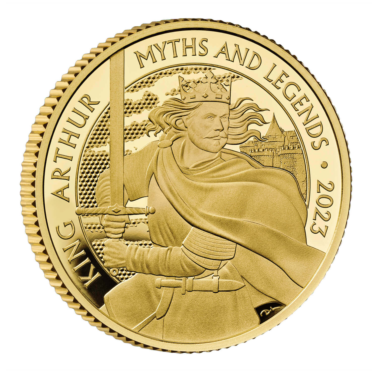 Myths and Legends King Arthur 2023 UK 1/4oz Gold Proof Coin