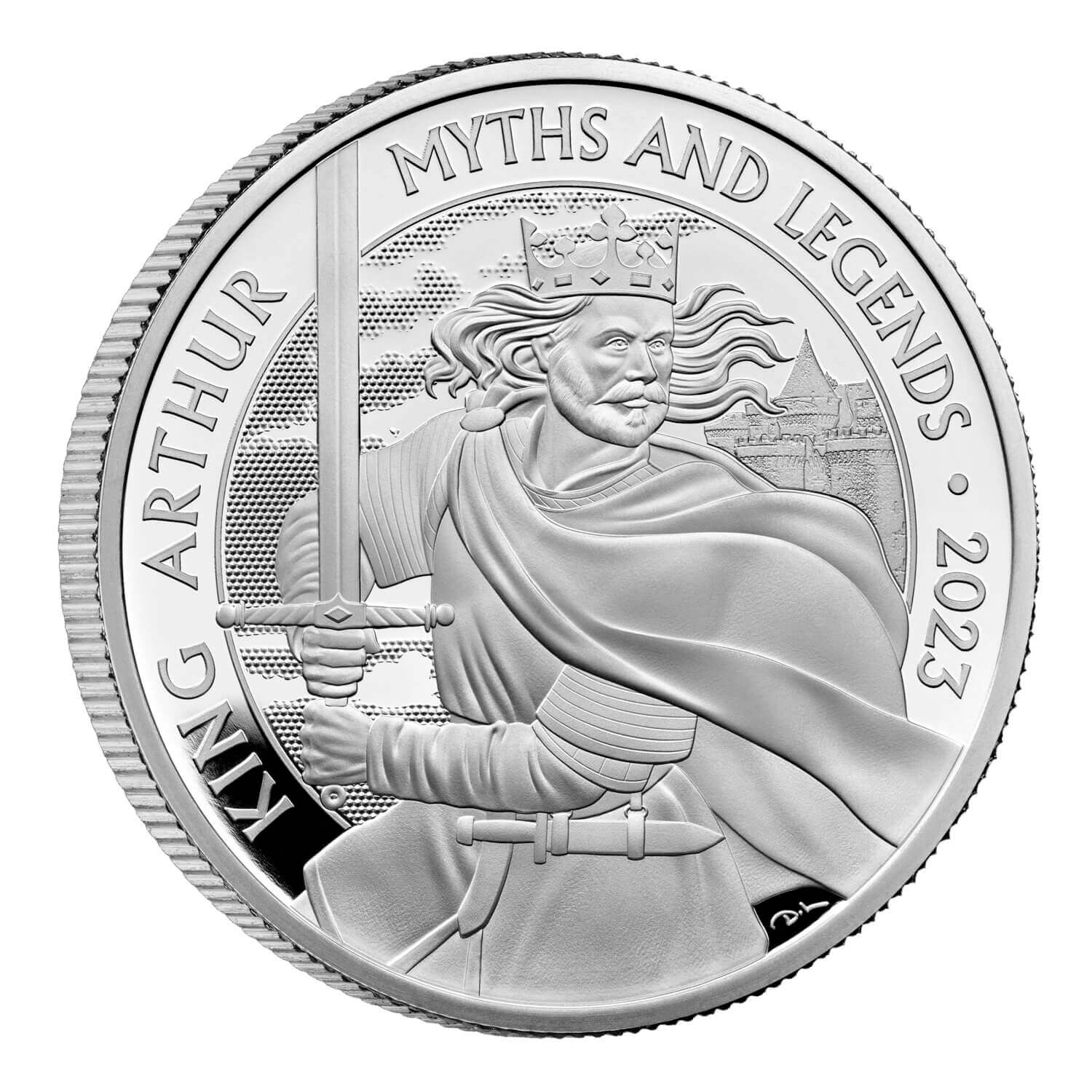 Myths and Legends King Arthur 2023 UK 1oz Silver Proof Coin