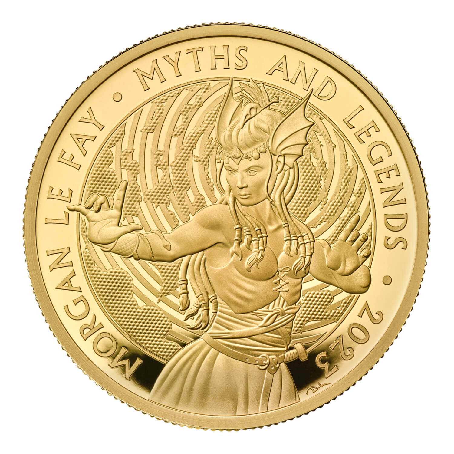Myths and Legends Morgan le Fay 2023 UK 1oz Gold Proof Coin