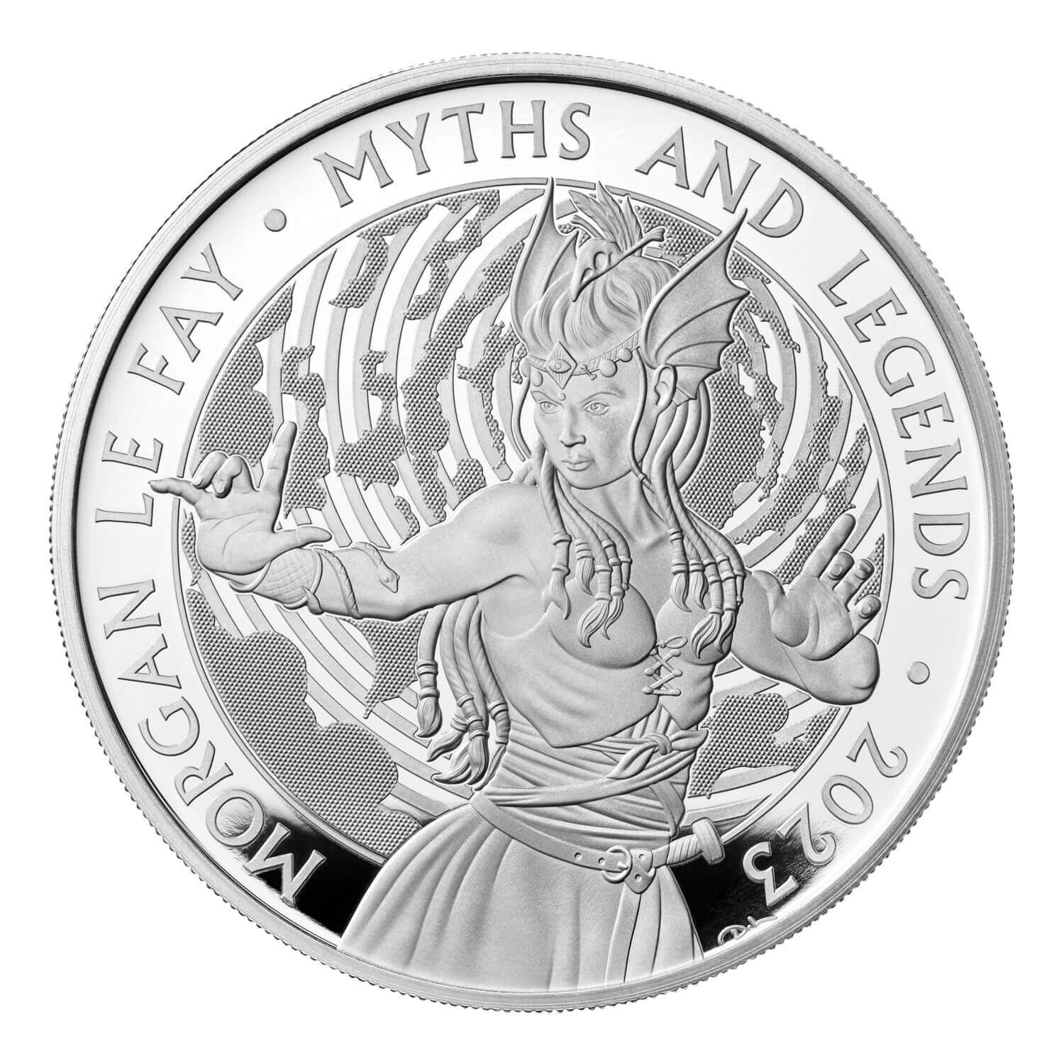 Myths and Legends Morgan le Fay 2023 UK 1oz Silver Proof Coin