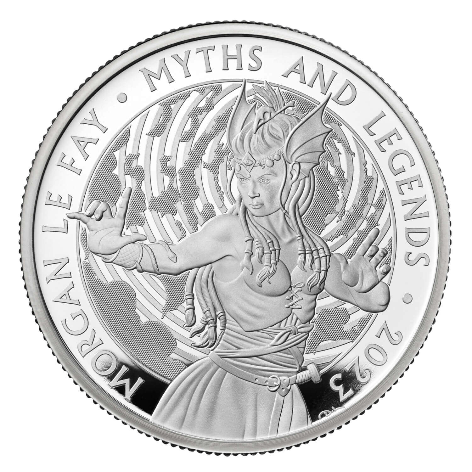 Myths and Legends Morgan le Fay 2023 UK 2oz Silver Proof Coin