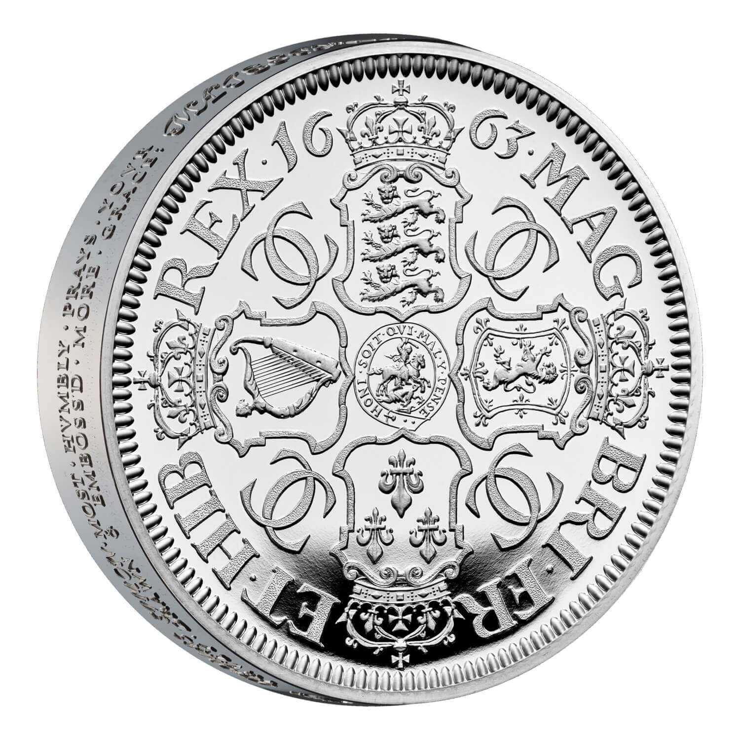 Great Engravers Petition Crown 2023 UK 10oz Silver Proof Two-Coin Set