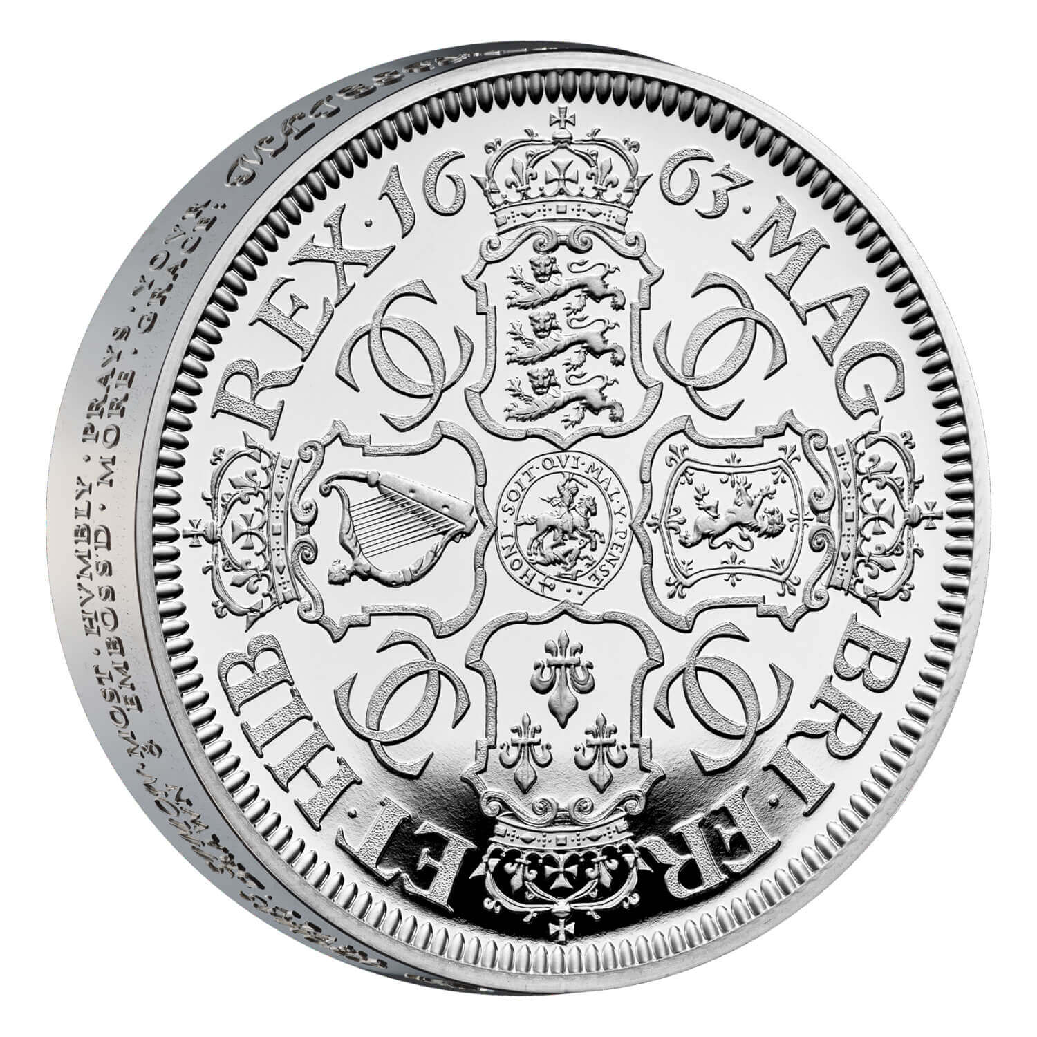 Great Engravers Petition Crown 2023 UK 2oz Silver Proof Two-Coin Set