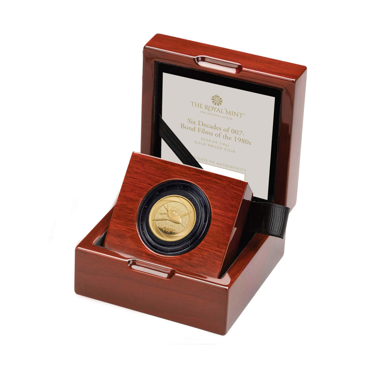 Bond Films of the 1980s 2024 UK 1/4oz Gold Proof Coin