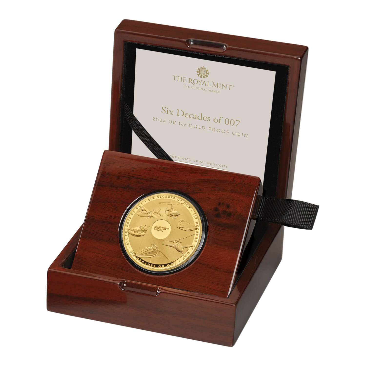 Six Decades of 007 2024 UK 1oz Gold Proof Coin 