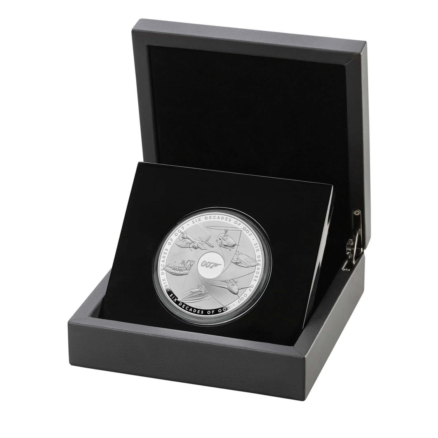 Six Decades of 007 2024 UK 5oz Silver Proof Coin 