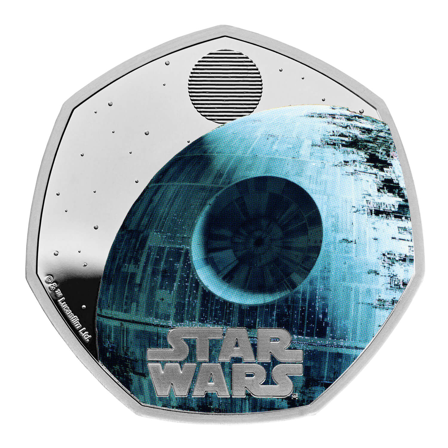 Star Wars Death Star ll 2024 UK 50p Silver Proof Coin 