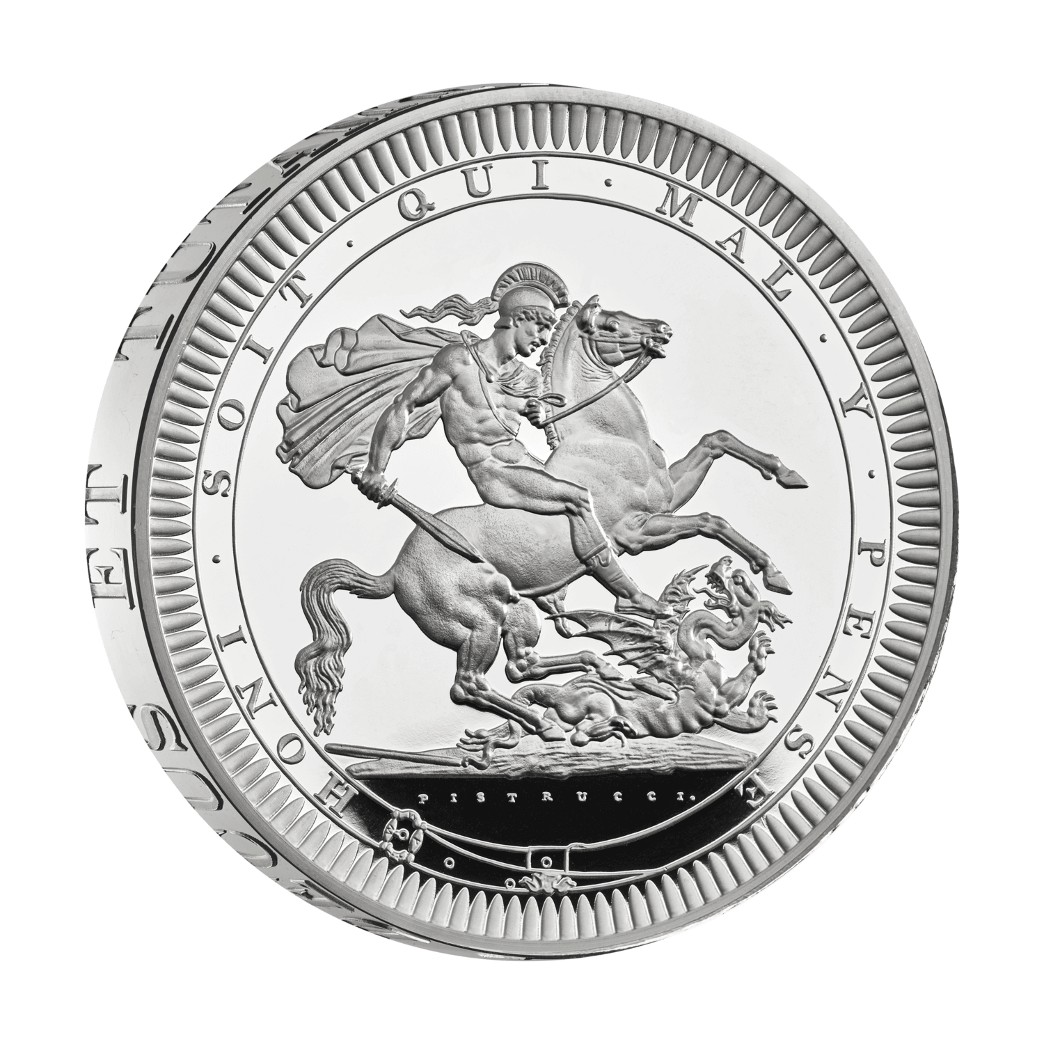 St George and the Dragon 2024 UK 5oz Silver Proof Coin
