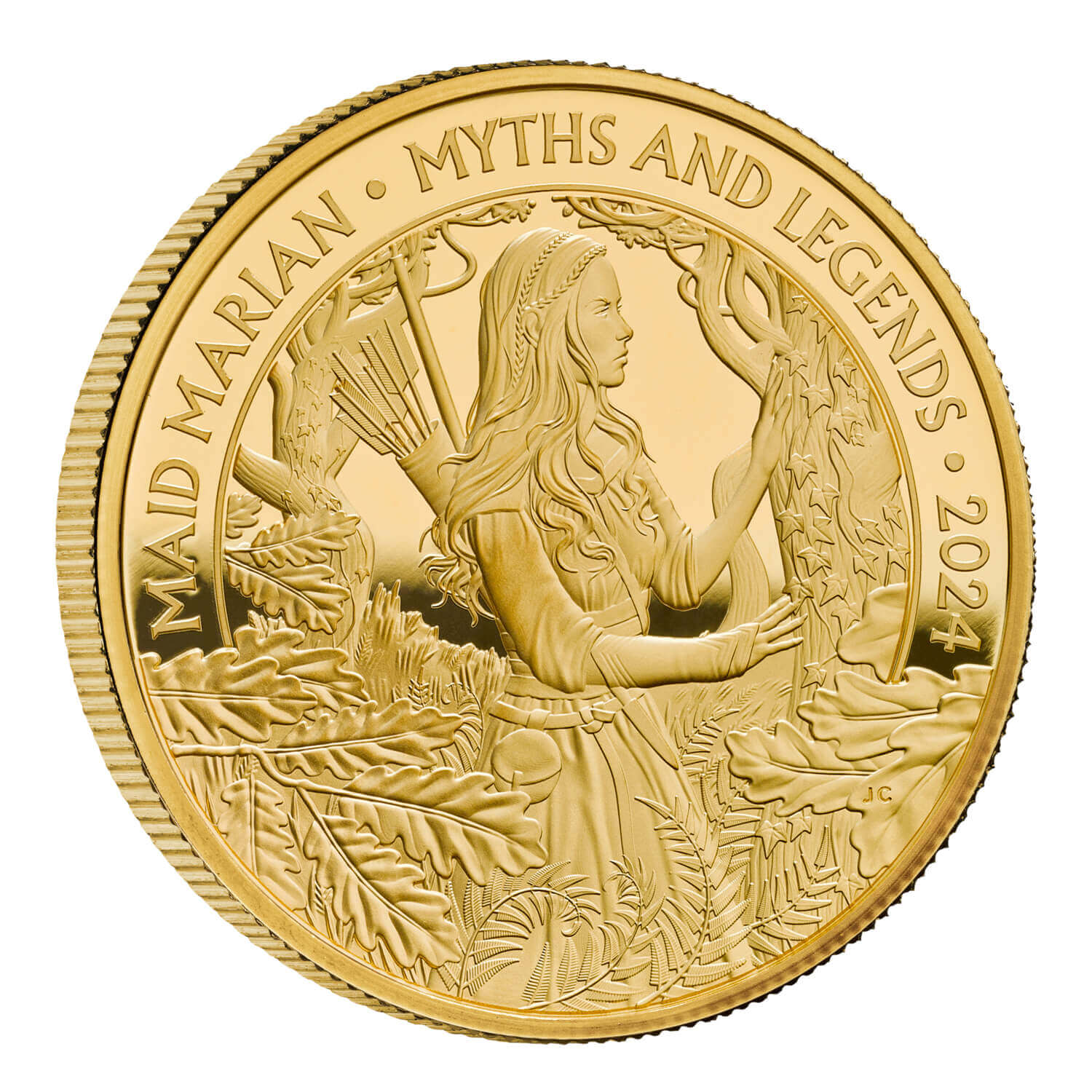 Myths and Legends Maid Marian 2024 UK 1oz Gold Proof Coin