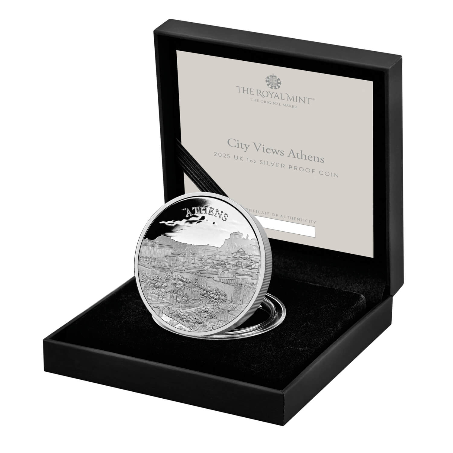 City Views Athens 2025 1oz Silver Proof Coin