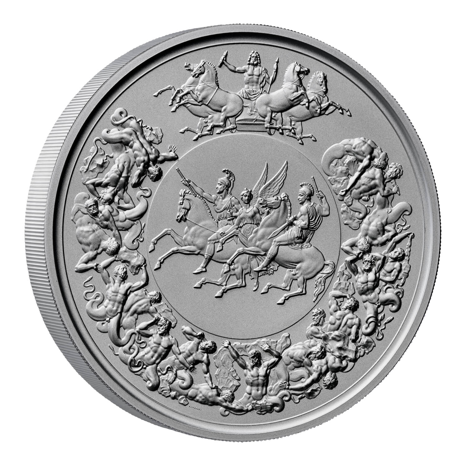 The Waterloo Medal Victory 2025 UK 1kg Silver Proof Coin 