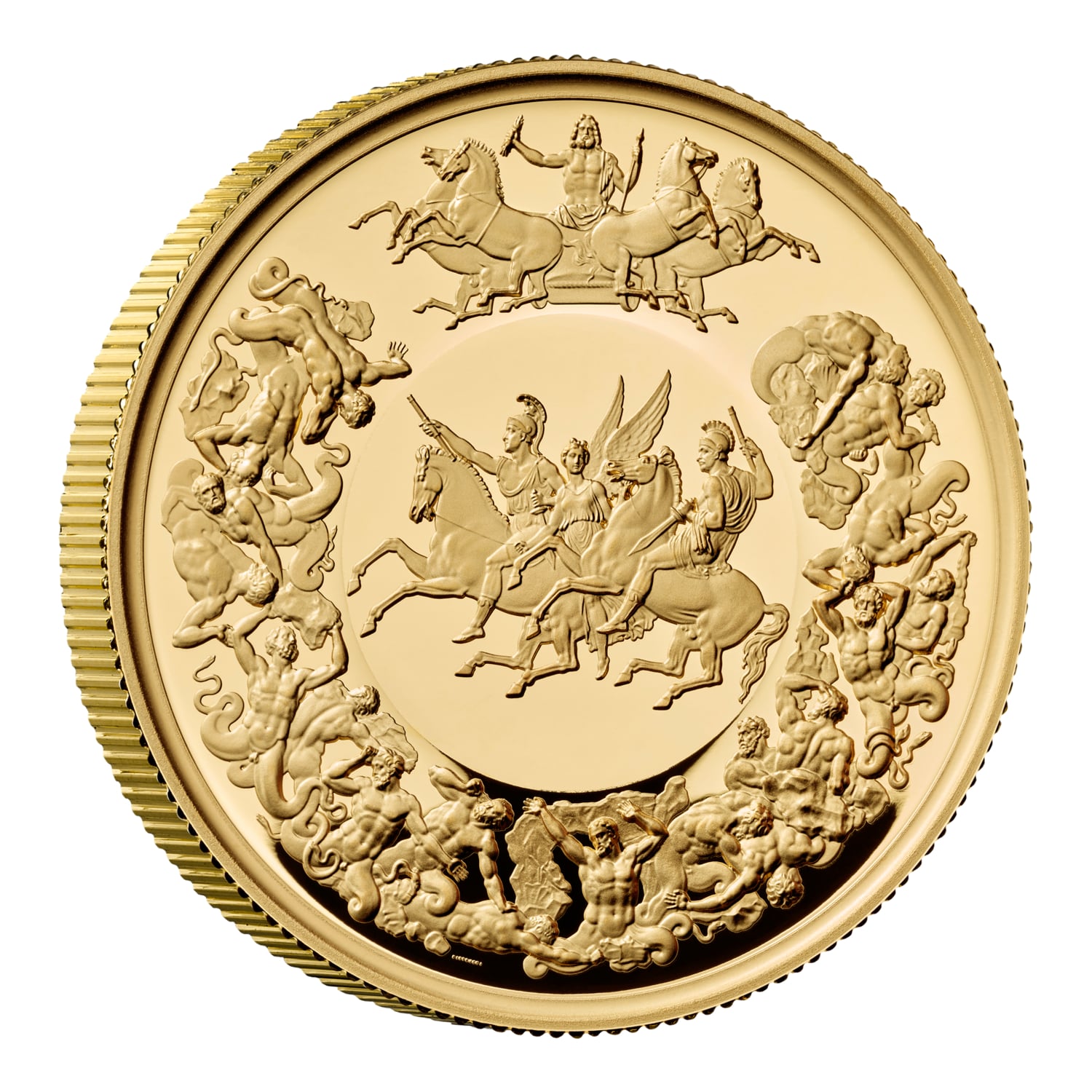 The Waterloo Medal Victory 2025 UK 2oz Gold Proof Coin 