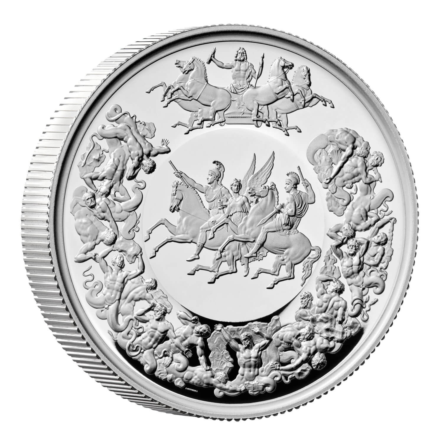 The Waterloo Medal Victory 2025 UK 2oz Silver Proof Coin 