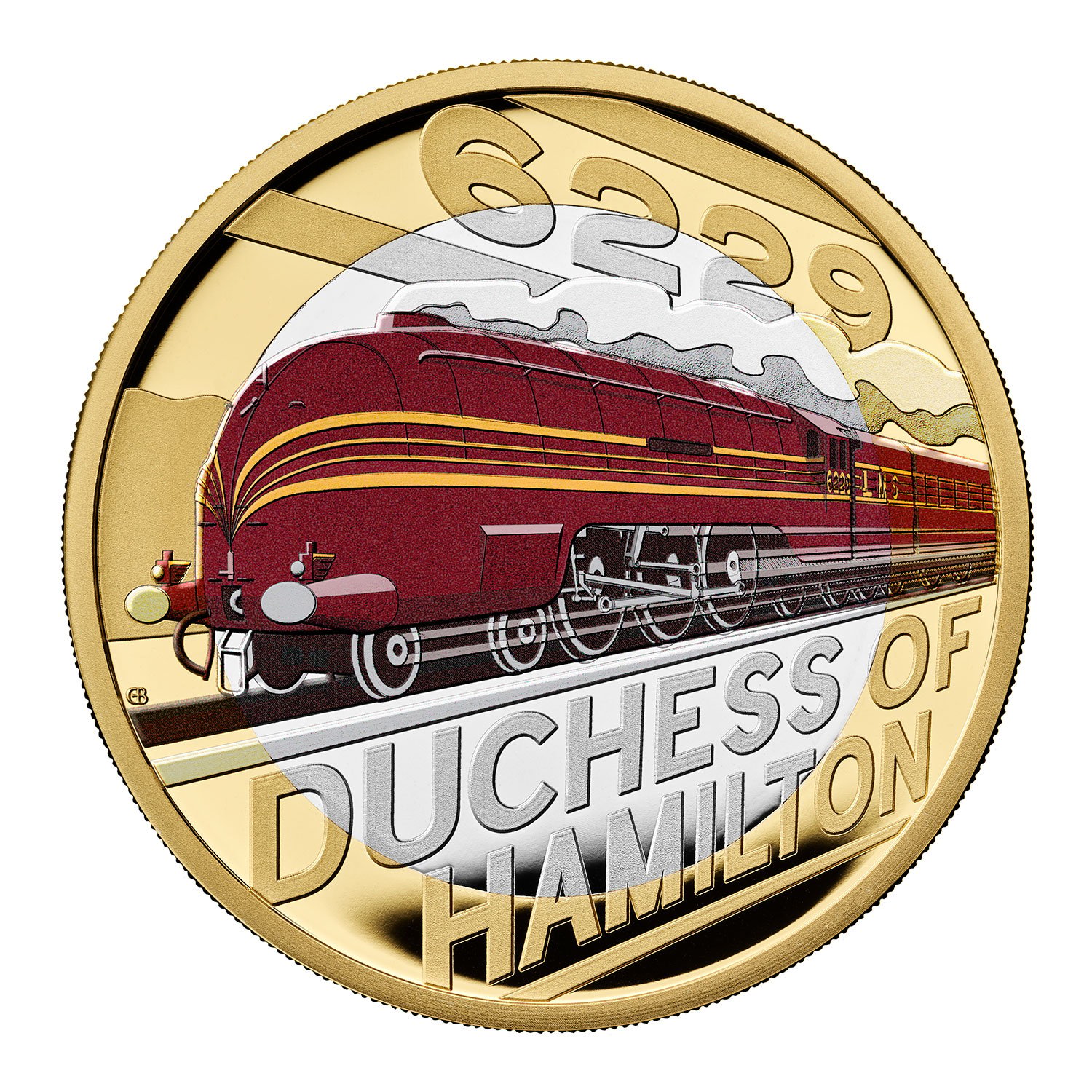 2026年 ダッチェス・オブ・ハミルトン 2ポンドカラー銀貨 プルーフ