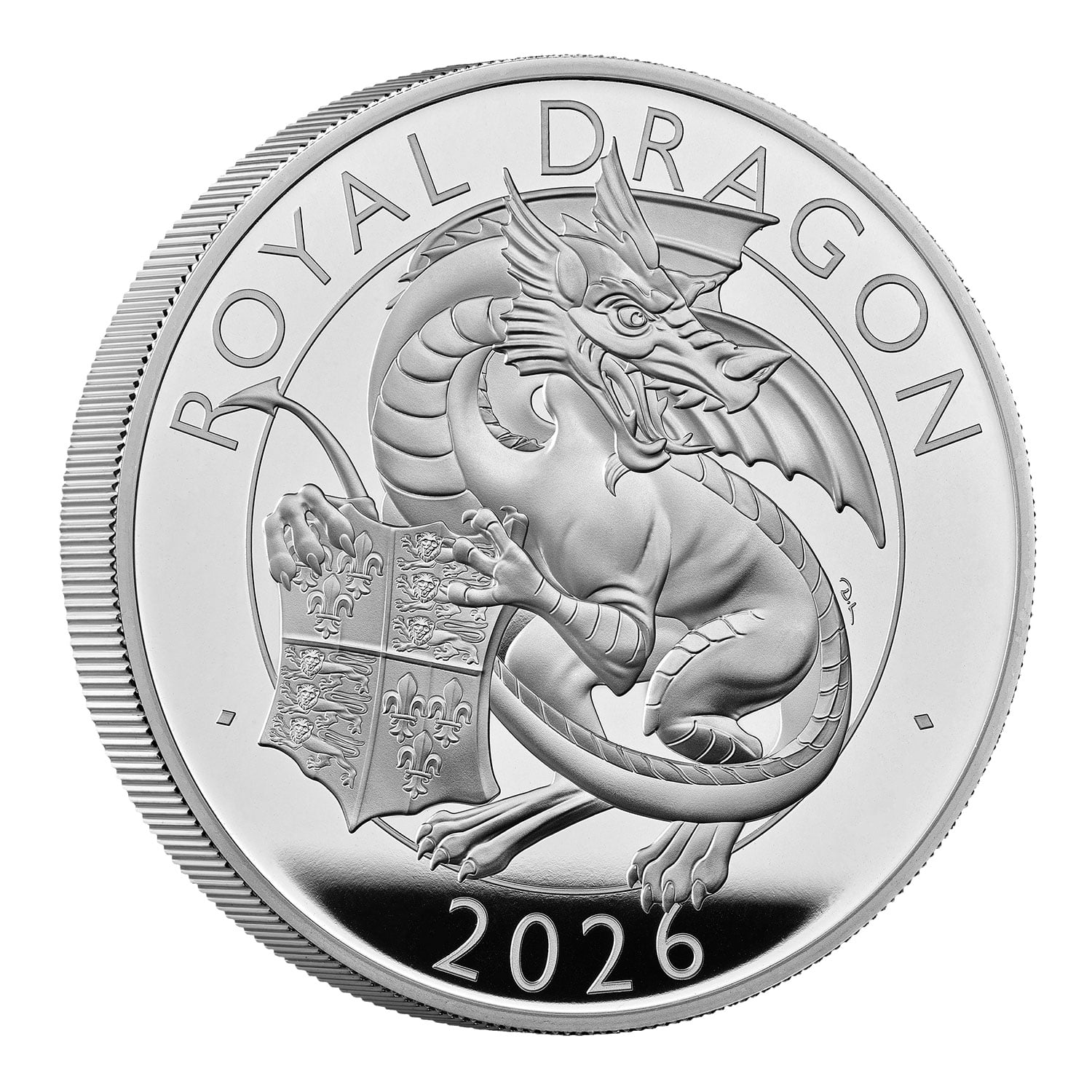The Royal Tudor Beasts The Royal Dragon 2026 UK 5oz Silver Proof Coin