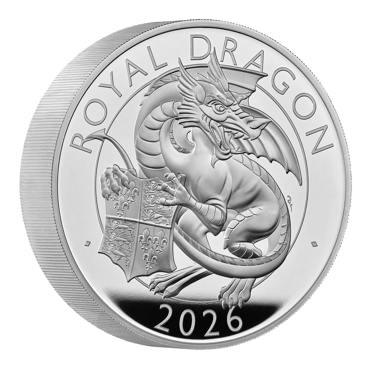 The Royal Tudor Beasts The Royal Dragon 2026 UK 10oz Silver Proof Coin