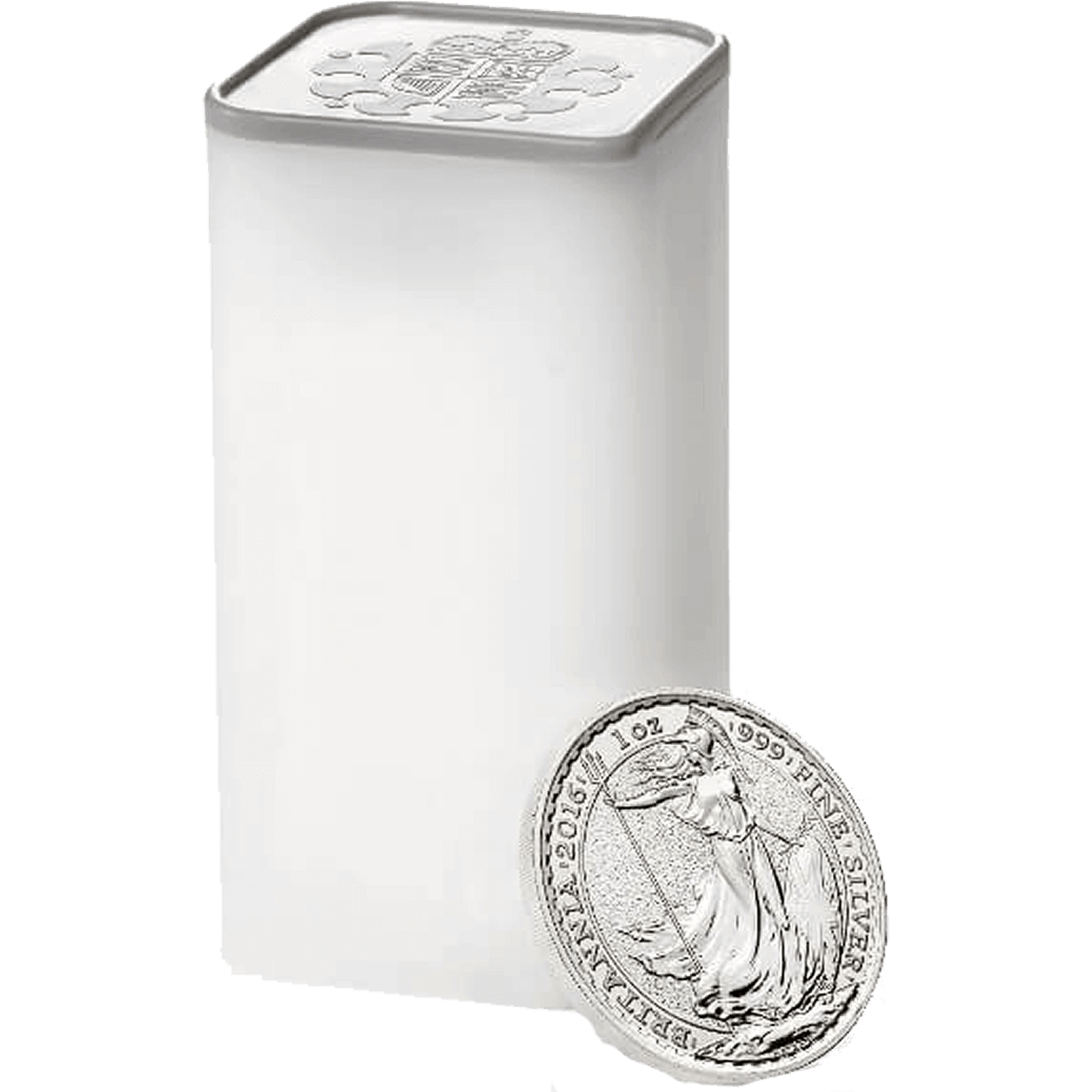 Britannia 2016 1 oz Silver Twenty Five Coin Tube